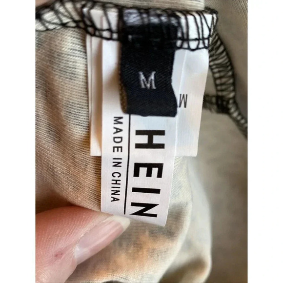 Shein Fitted Stretch Sleeveless Everyday Tank Top Casual M Basic Animal Print - Picture 4 of 5